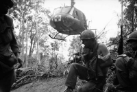 Medevac helicopter in Vietnam.