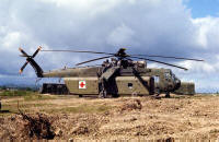 Sky Crane over hospital pod